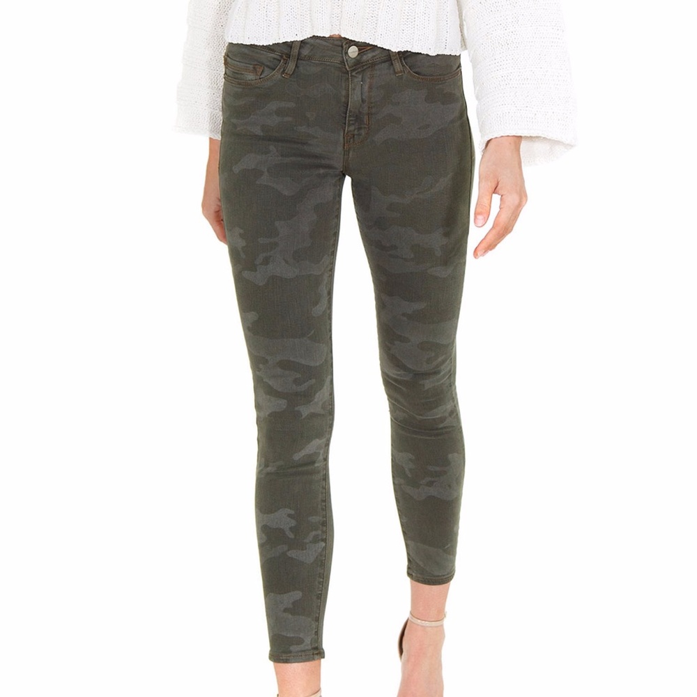 Sanctuary Social Ankle Skinny Jean- Camo